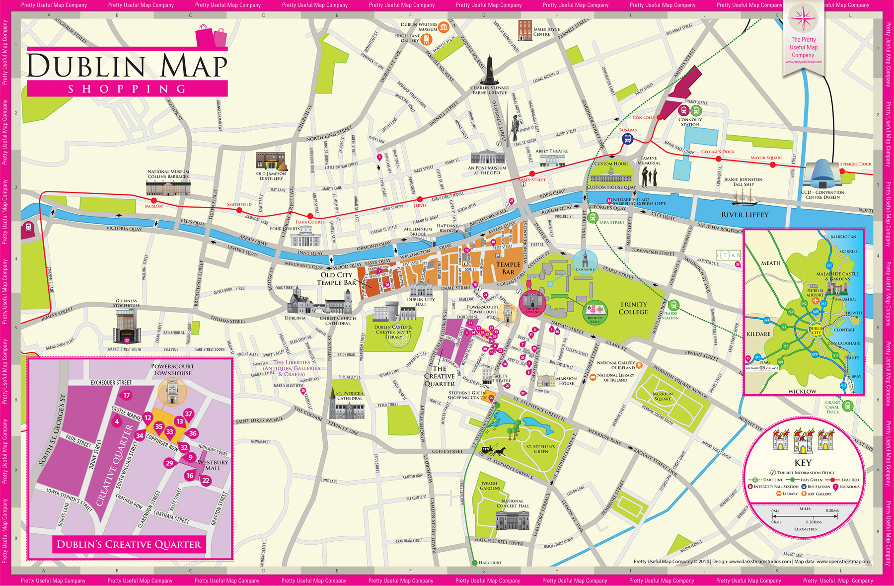 Pretty Useful Map Co. | Beautifully Illustrated Map Guides – Dublin